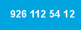 926 112 54 12